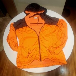 🧡🖤Columbia Orange and Black Utility Jacket Size XL